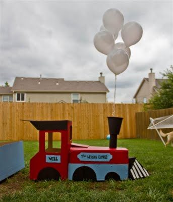 thomas the tank engine train birthday party ideas